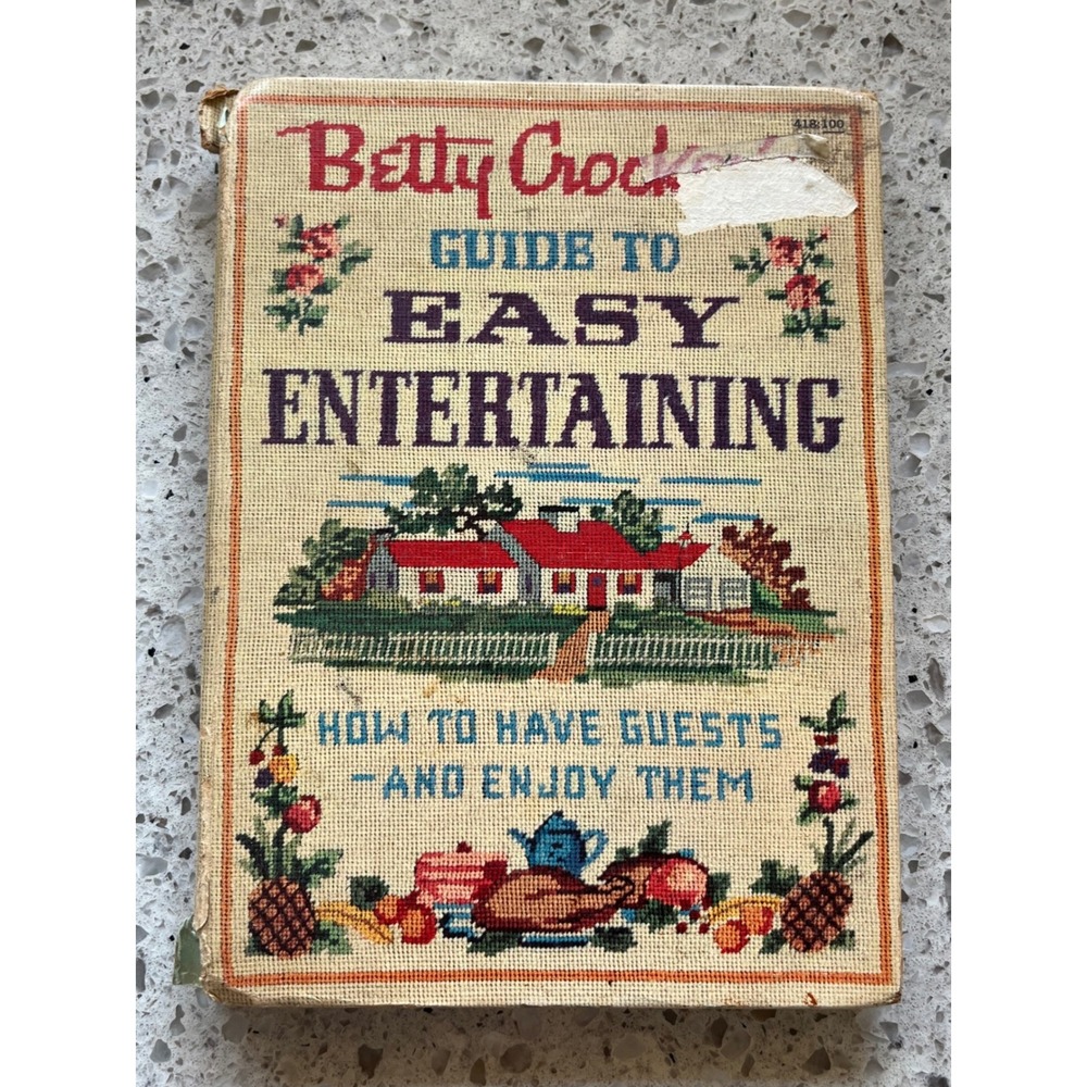 1959 Betty Crocker Guide to Easy Entertaining First Edition Peter Spier Vintage
